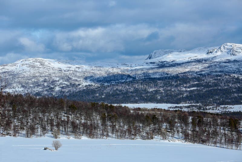 Mountains at Nerskogen, Norway