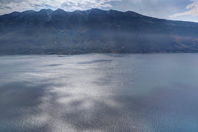 Mountains over the lake