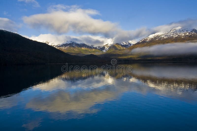 Mountains and sea