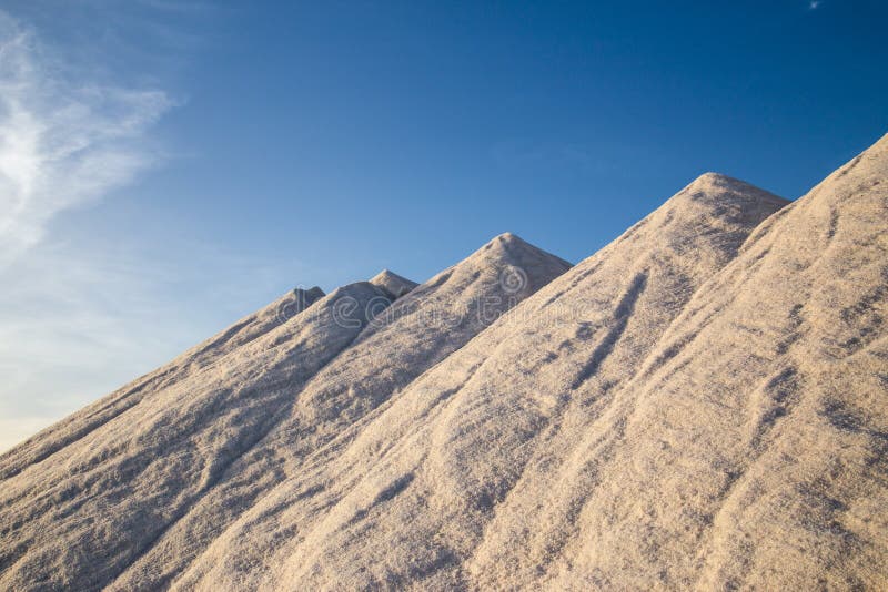 Mountains of sea salt royalty free stock photos Mountains of sea salt royalty free stock photos