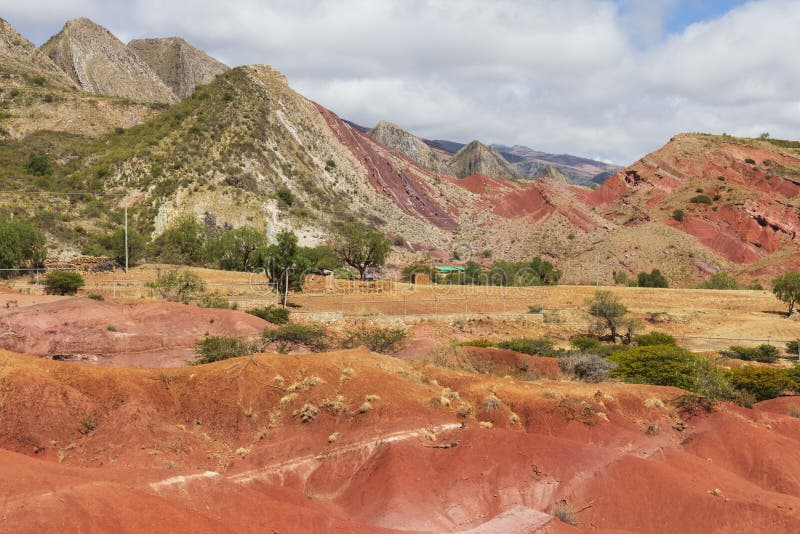 Mountains at Torotoro Village in Bolivia Stock Image - Image of clay ...