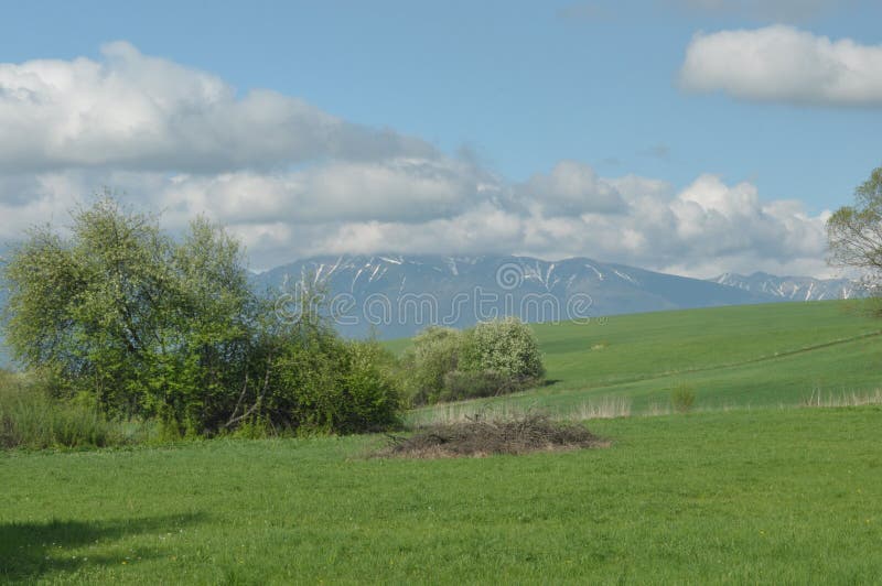 Hory, výhledy na Západní Tatry