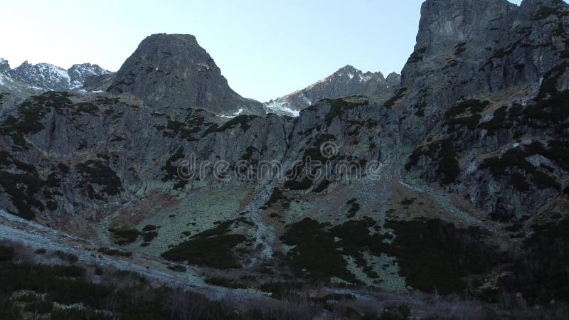 Mountains at the Zelene pleso (Green lake), High Tatras, Slovakia.