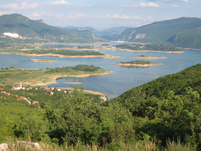 The Rama lake in Herzegovina. Beautiful nature and clean water. Paradise for those who seek untouched nature to relax. The Rama lake in Herzegovina. Beautiful nature and clean water. Paradise for those who seek untouched nature to relax.