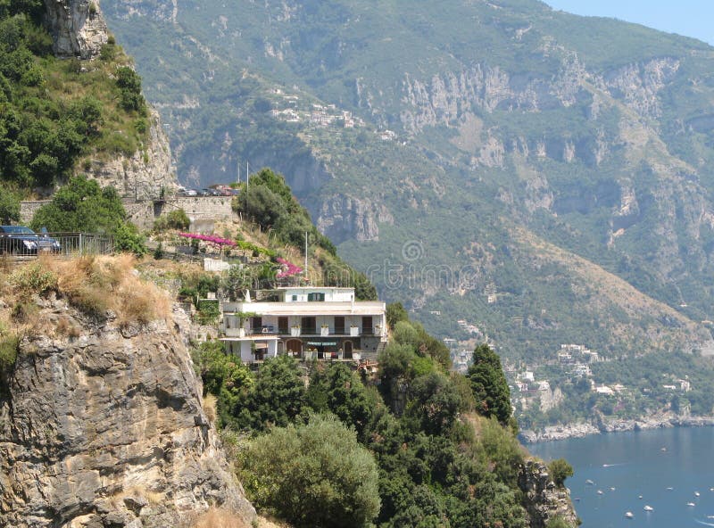 Mountainside home by the sea
