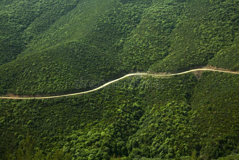 Mountainside road