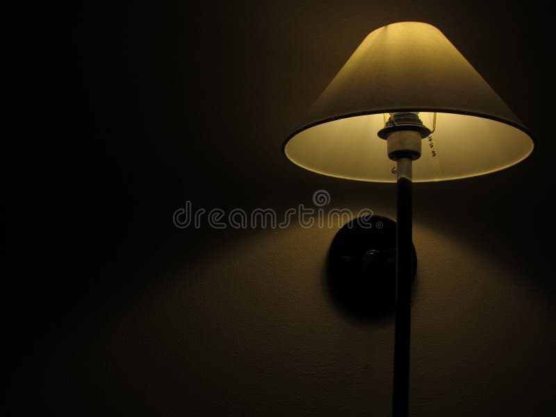 Mounted wall lamp stock image Mounted wall lamp stock image