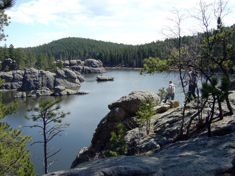 Mountian Lake stock image