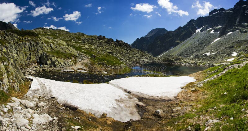 Mountian in spring