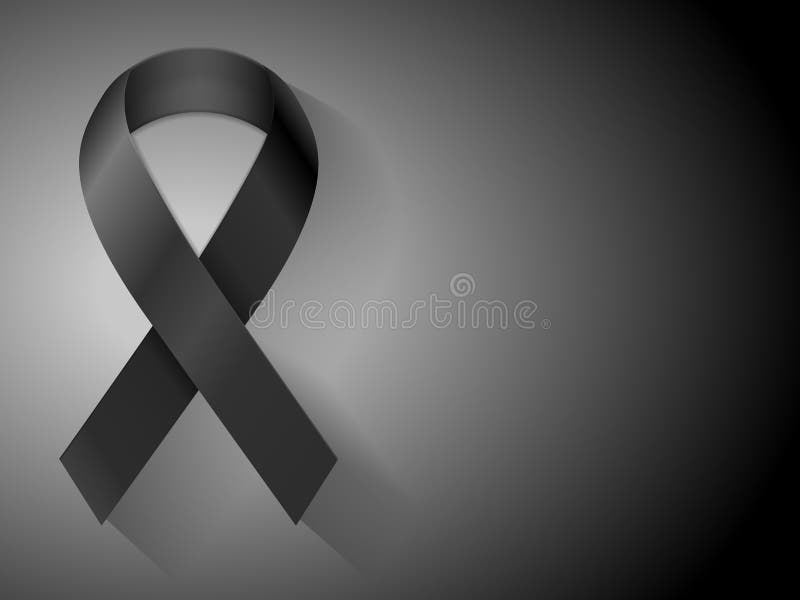 Mourning Ribbon Stock Illustrations – 2,679 Mourning Ribbon Stock