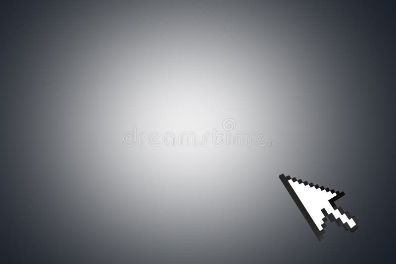 Mouse Arrow Cursor on Corner Stock Photo Image of area, design 40157760