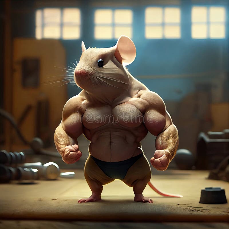 https://thumbs.dreamstime.com/b/mouse-bodybuilder-muscular-rat-gym-abstract-generative-ai-illustration-drawing-imitation-270745774.jpg