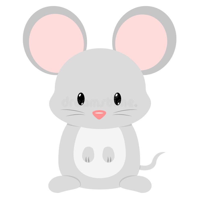 cute baby mouse clipart