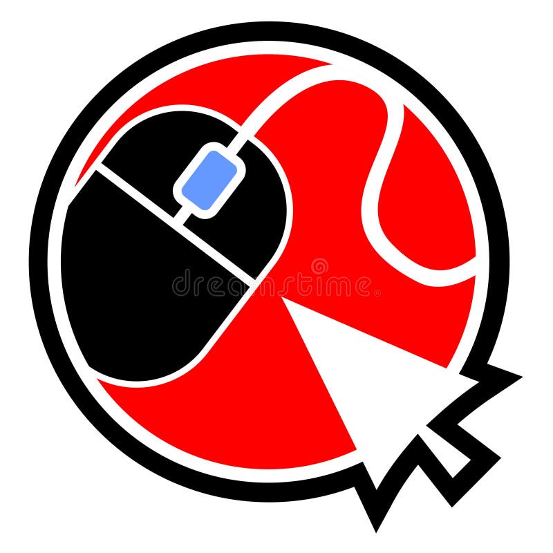 Mouse icon royalty free illustration