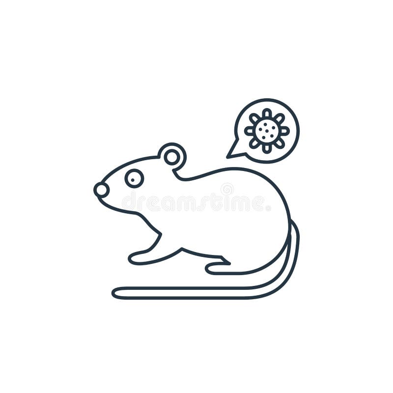Mouse vector icon. mouse editable stroke. mouse linear symbol for use on web and mobile apps, logo, print media. Thin line royalty free illustration
