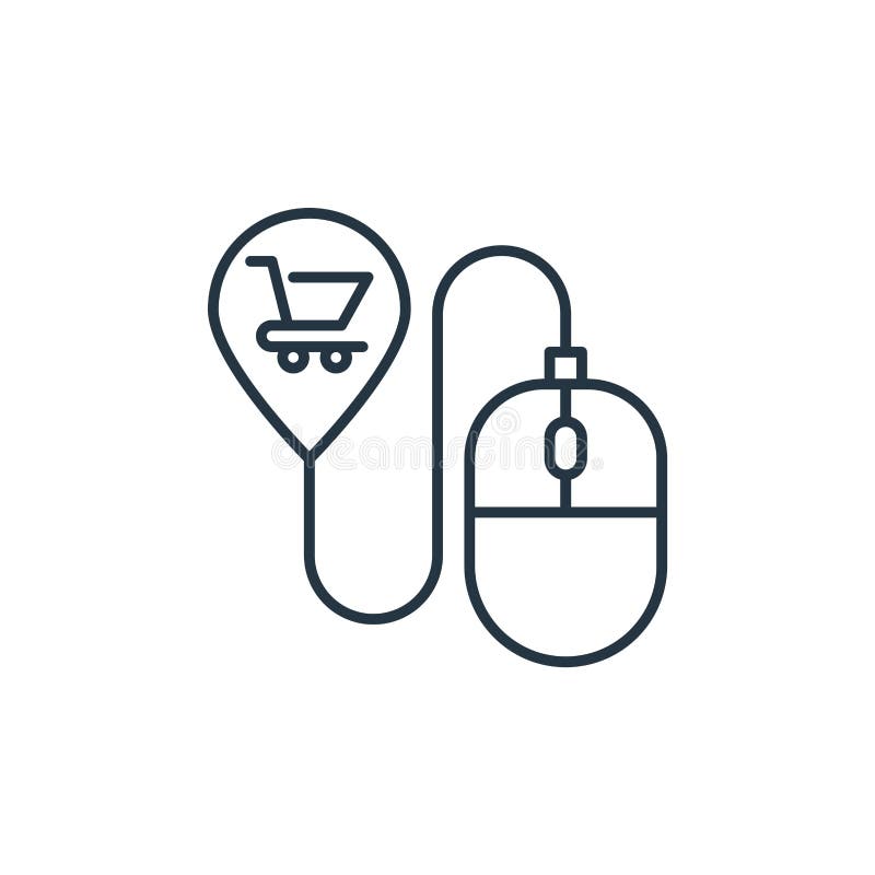 Mouse vector icon. mouse editable stroke. mouse linear symbol for use on web and mobile apps, logo, print media. Thin line stock illustration