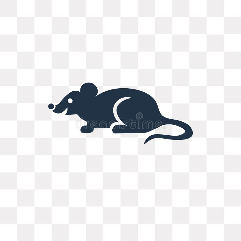 Mouse Vector Icon Isolated on Transparent Background, Mouse Tra Stock  Vector - Illustration of information, icons: 127345927