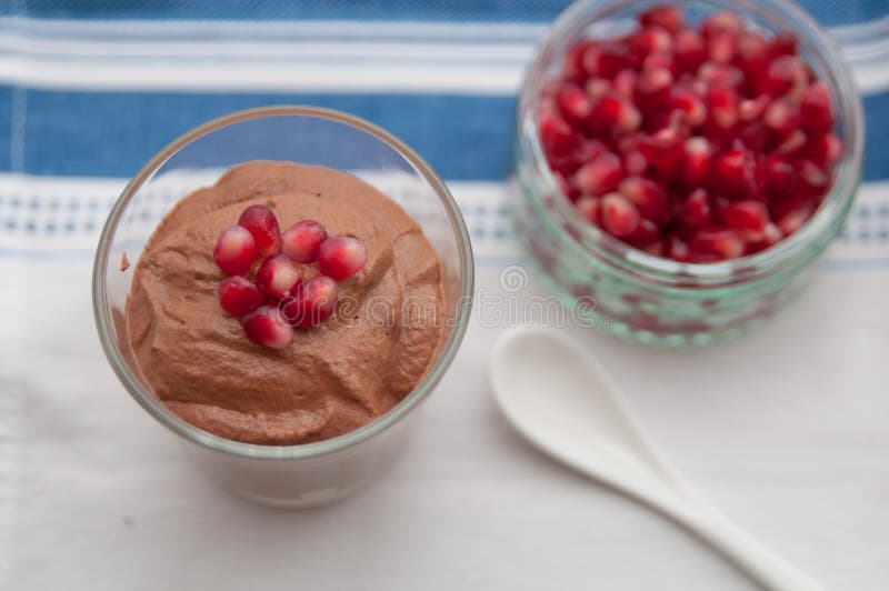 Mousse au czekolada obrazy stock Mousse au czekolada obrazy stock