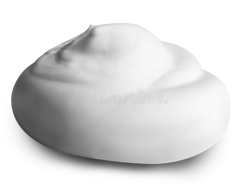 Mousse blanche sur le fond blanc avec le chemin de coupure image libre de droits Mousse blanche sur le fond blanc avec le chemin de coupure image libre de droits