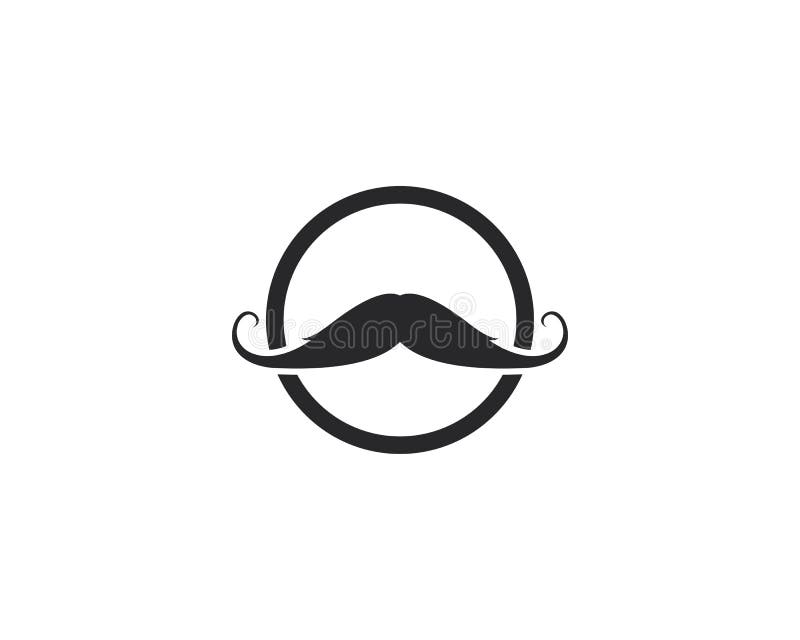 Moustache Logo Template Vector Stock Vector - Illustration of icon ...
