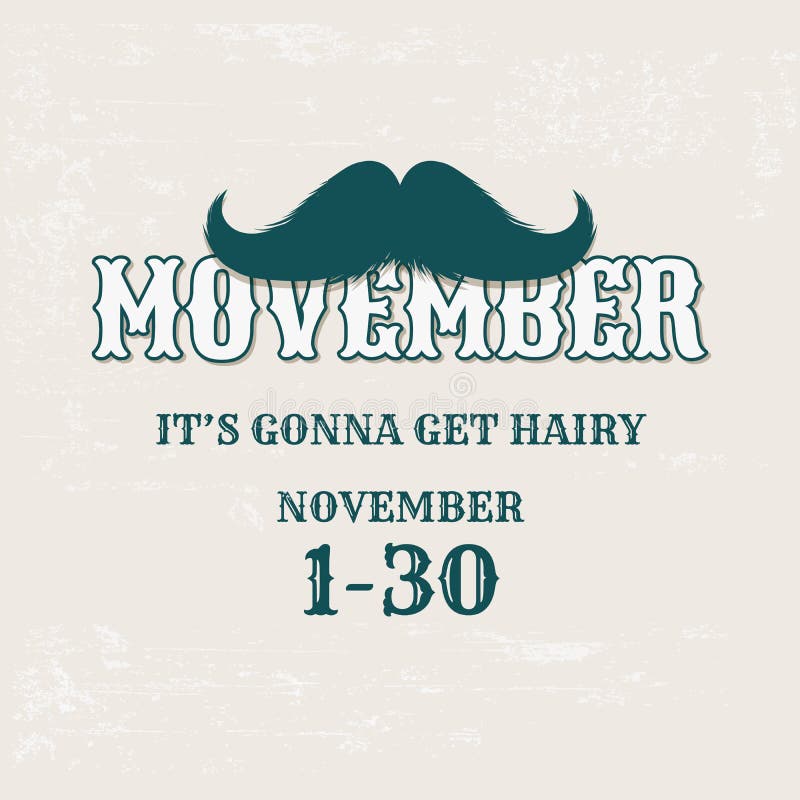 Moustaches Movember Blog Post Template for Bloggers and Social Media. Black Isolated Mustache Silhouette vector illustration