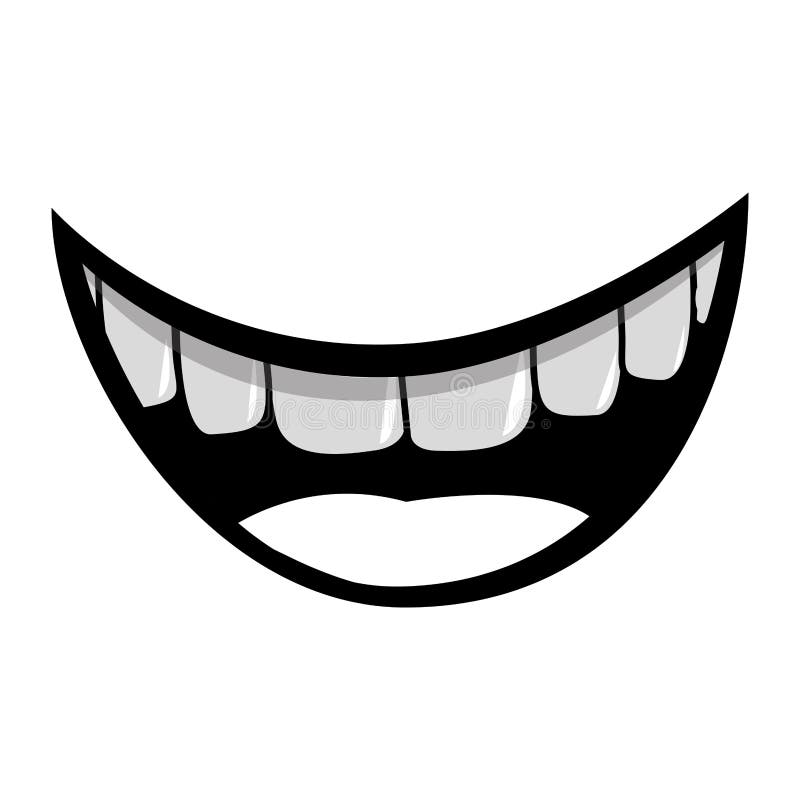 Mouth cartoon icon stock vector. Illustration of gestures 79946293