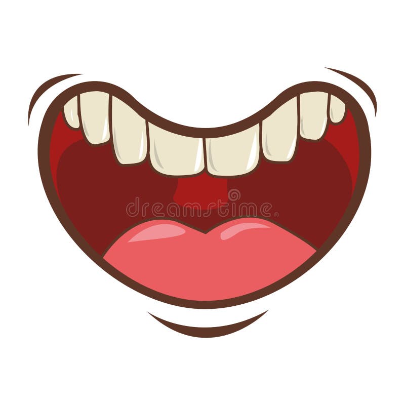 Mouth cartoon icon stock vector. Illustration of human 79945943