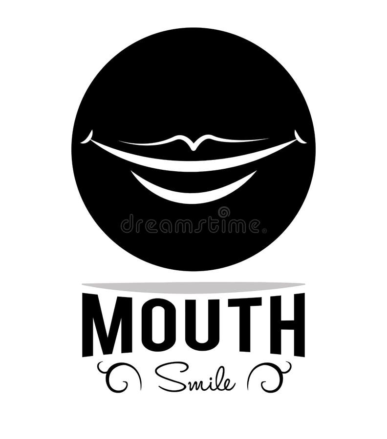 Mouth design stock vector. Illustration of making, smile 58564064