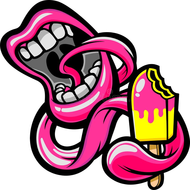 Mouth monster. mouth monster by biting pop