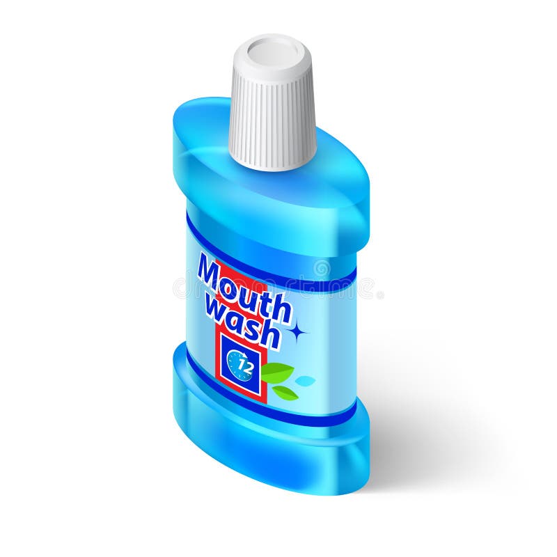 Mouthwash stock vector. Illustration of mouthwash, graphic 68573770