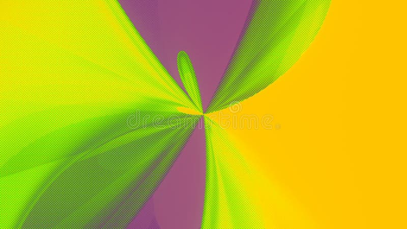 Mouvement dans un tunnel incurvé avec une surface colorée 3d boucle de rendu animation hd illustration de vecteur