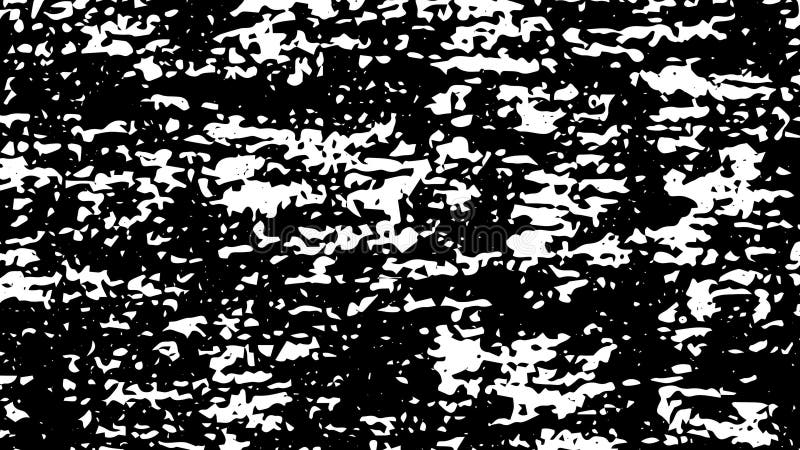 Mouvement de bruit blanc sur le fond noir illustration stock