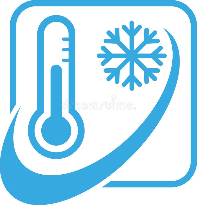 House with thermometer icon air conditioning Vector Image