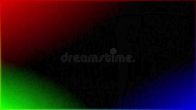 Flashes of 2D colors that pulsate and change in size, moving from the center to a black background. vector illustration