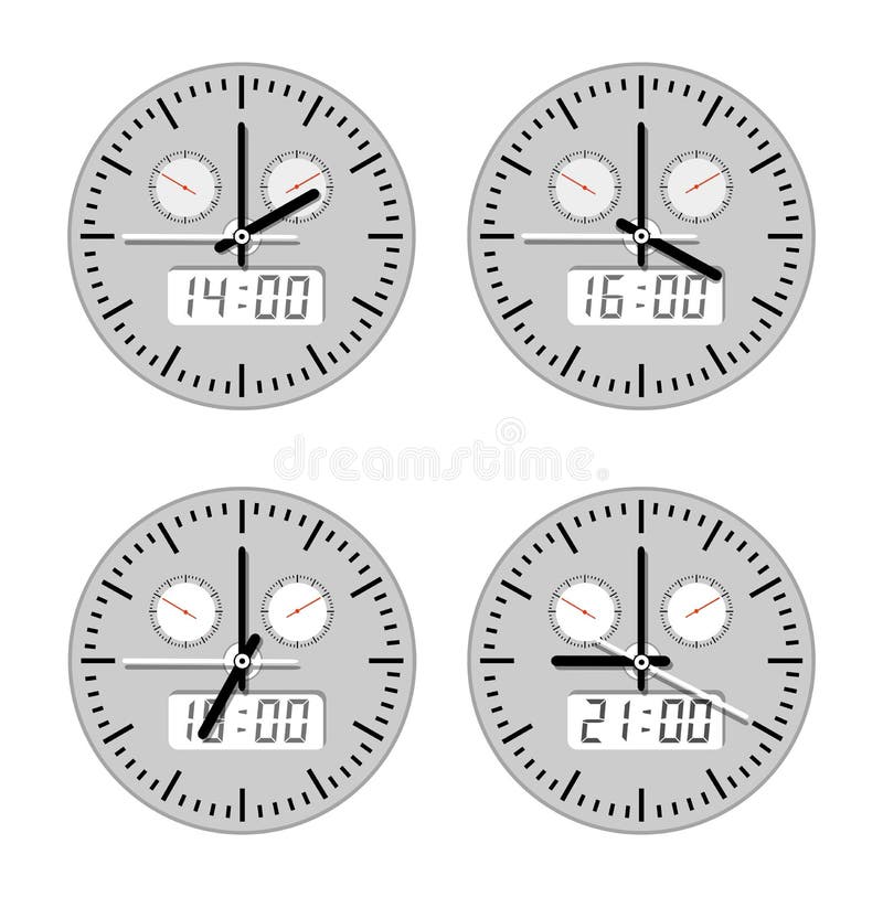 Clock Movements Stock Illustrations 24 Clock Movements Stock