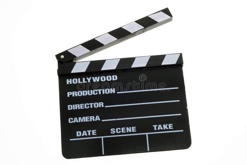 Film Clapet Consiglio isolato su sfondo bianco.