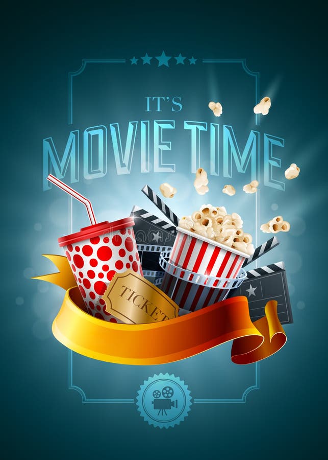 Movie concept poster design template vector illustration Movie concept poster design template vector illustration