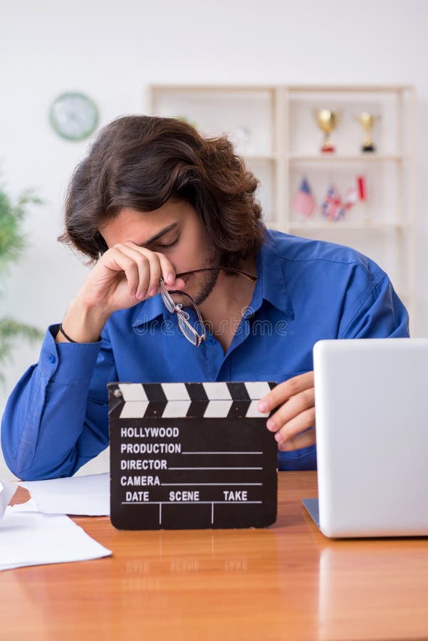 Movie Director Working in the Studio Stock Image Image of career, clapper 179386001