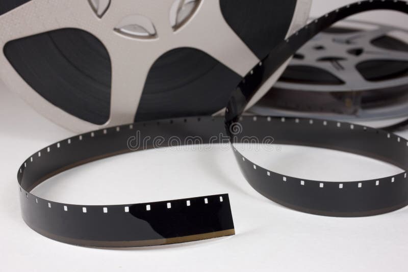 Movie film stock photo. Image of sprocket, background 14678432