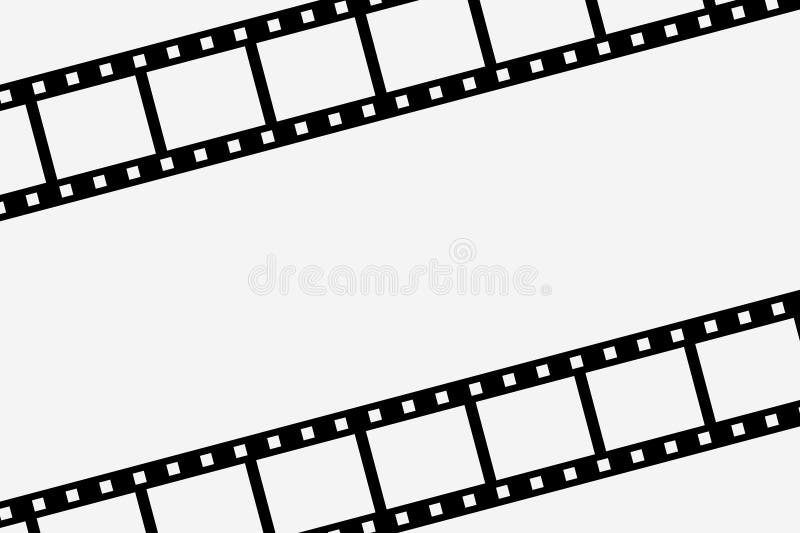 Movie Film Strips Frame Vector Background Stock Vector Illustration
