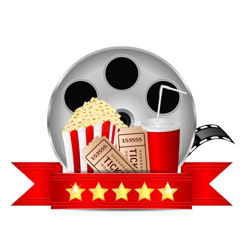 Movie icon stock vector. Illustration of gold, premiere - 35291742