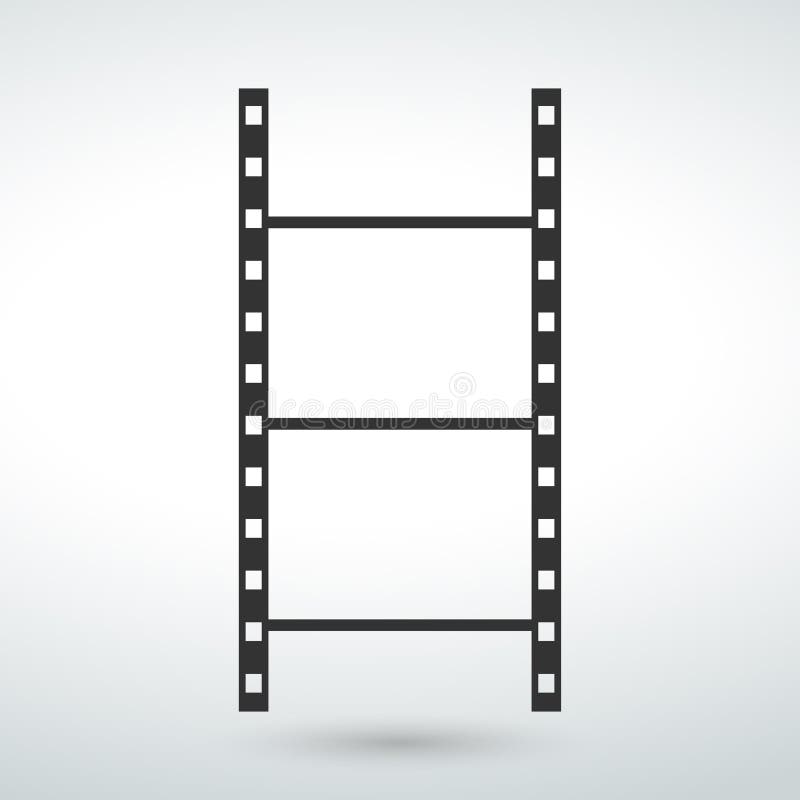 Movie Icons. Vector Illustrations Isolated Vector On A White Backround