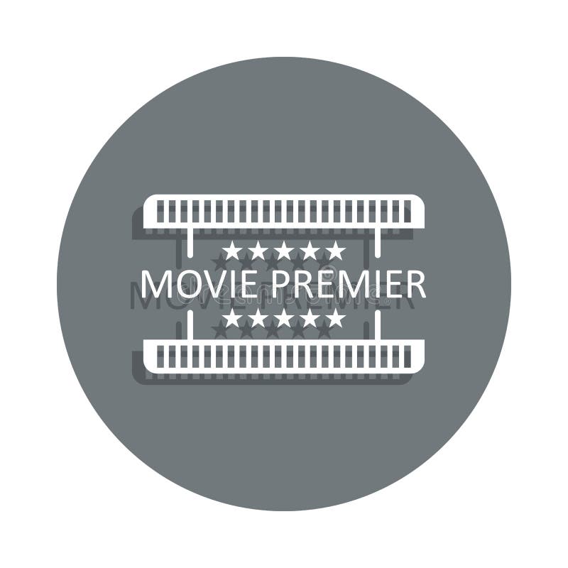 Movie Cinema Video Player Outline Icon. Elements of Independence Day ...