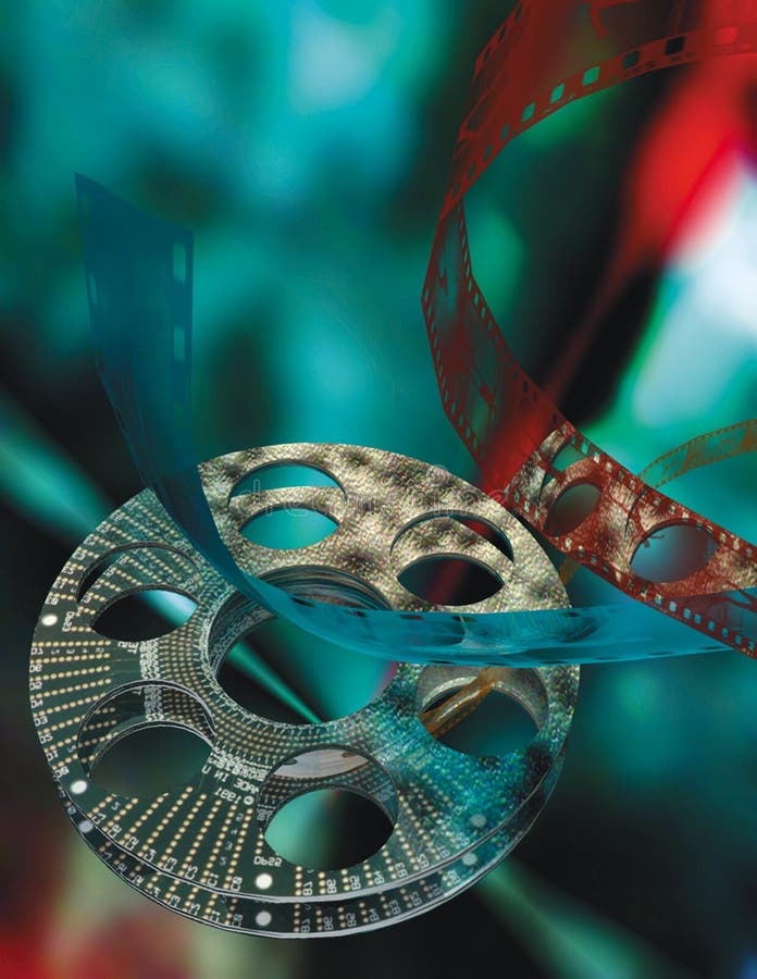 Movie Reel. 3d illustration of movie reel with digital texture. I created this image using Sketch by Alias software Movie Reel. 3d illustration of movie reel with digital texture. I created this image using Sketch by Alias software