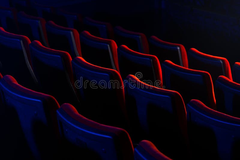 Movie theatre empty seats