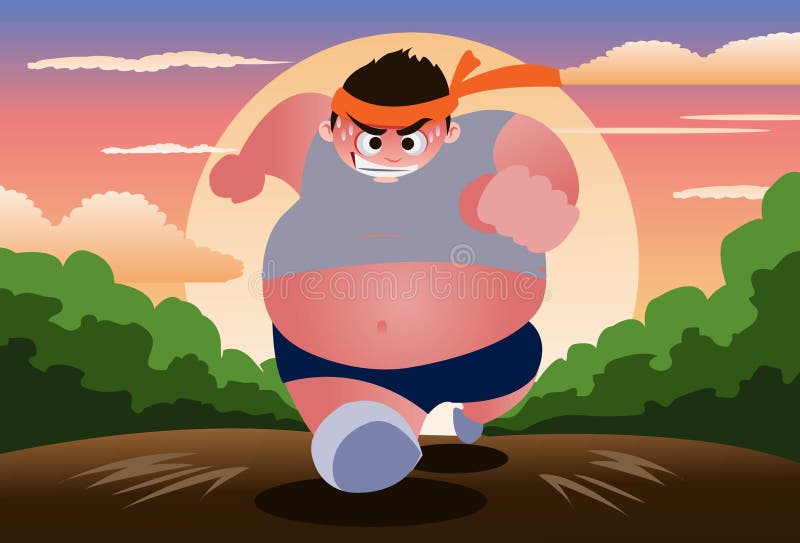 Movimente para reduzir o peso ilustração do vetor Movimente para reduzir o peso ilustração do vetor