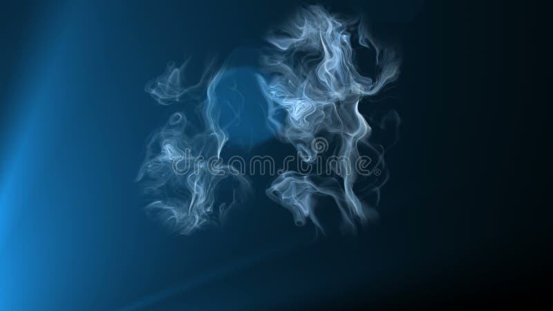 Fumo luz movimento 4k ilustração royalty free
