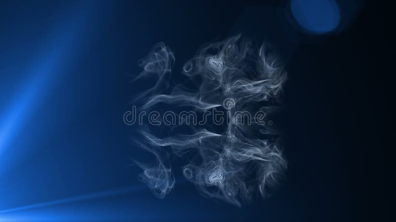 Fumo luz movimento 4k ilustração royalty free