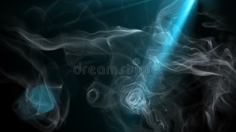 Fumo luz movimento 4k ilustração do vetor