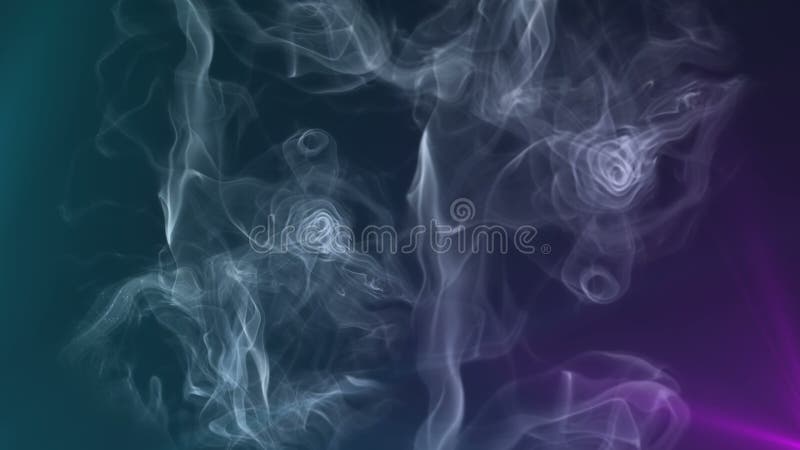 Fumo luz movimento 4k ilustração stock